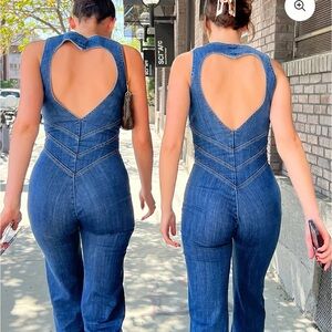 NWOT Revice Denim Hollywood Heartthrob Jumpsuit